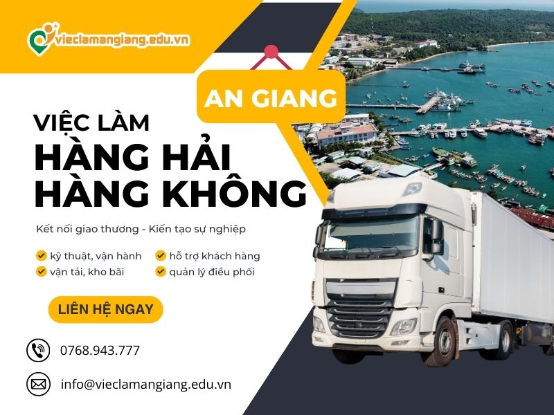 Việc làm hàng hải hàng không An Giang