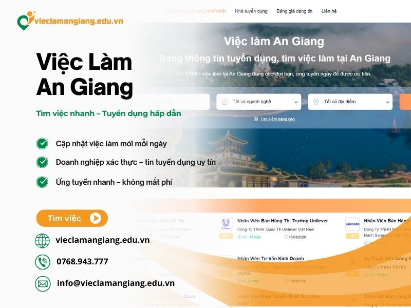 Website tuyển dụng An Giang